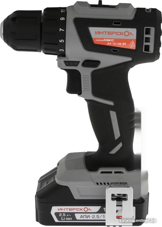 Дрель-шуруповерт Интерскол МиниМАКС ДА-10/18В (с 2-мя АКБ, кейс)