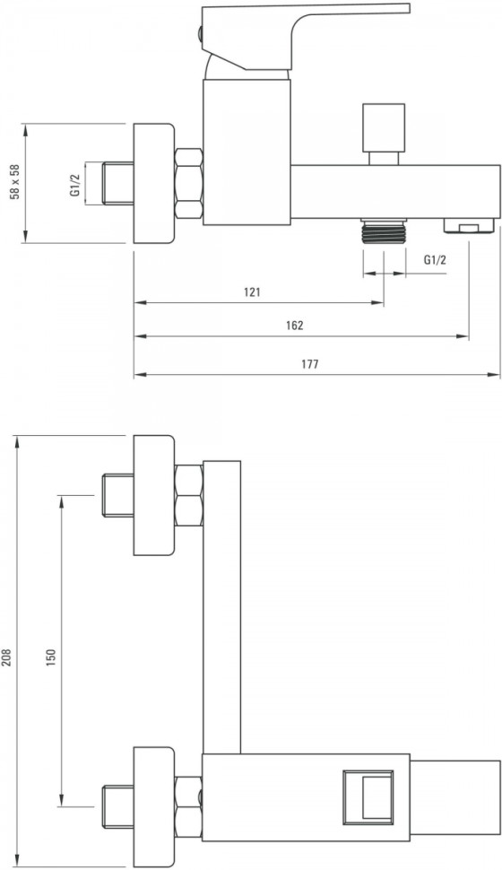 Смеситель Deante Anemon BCZ W100 (хром/белый)