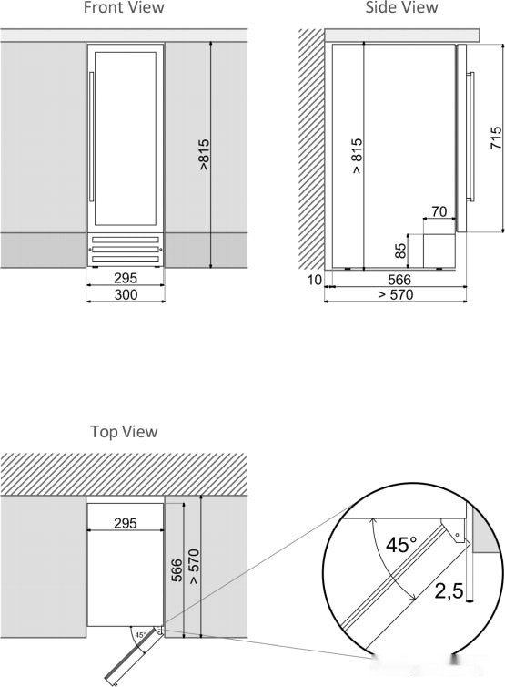 Винный шкаф Dunavox DAUF-19.58B