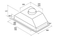 Вытяжка Jet air Viera Lux WH/A/52 PRF0174899
