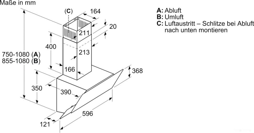 Вытяжка Siemens LC65KA670