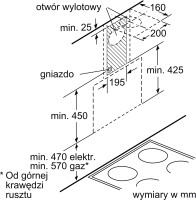 Вытяжка Bosch Serie 2 DWK065G20
