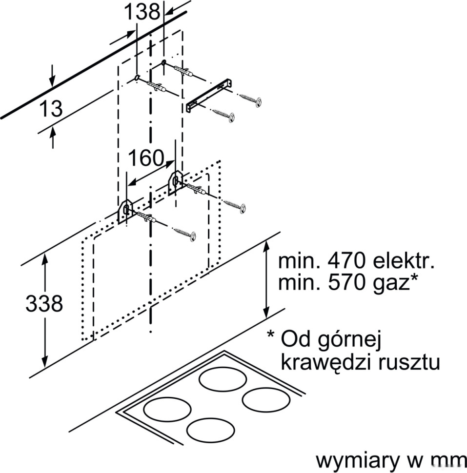 Вытяжка Bosch Serie 2 DWK065G20