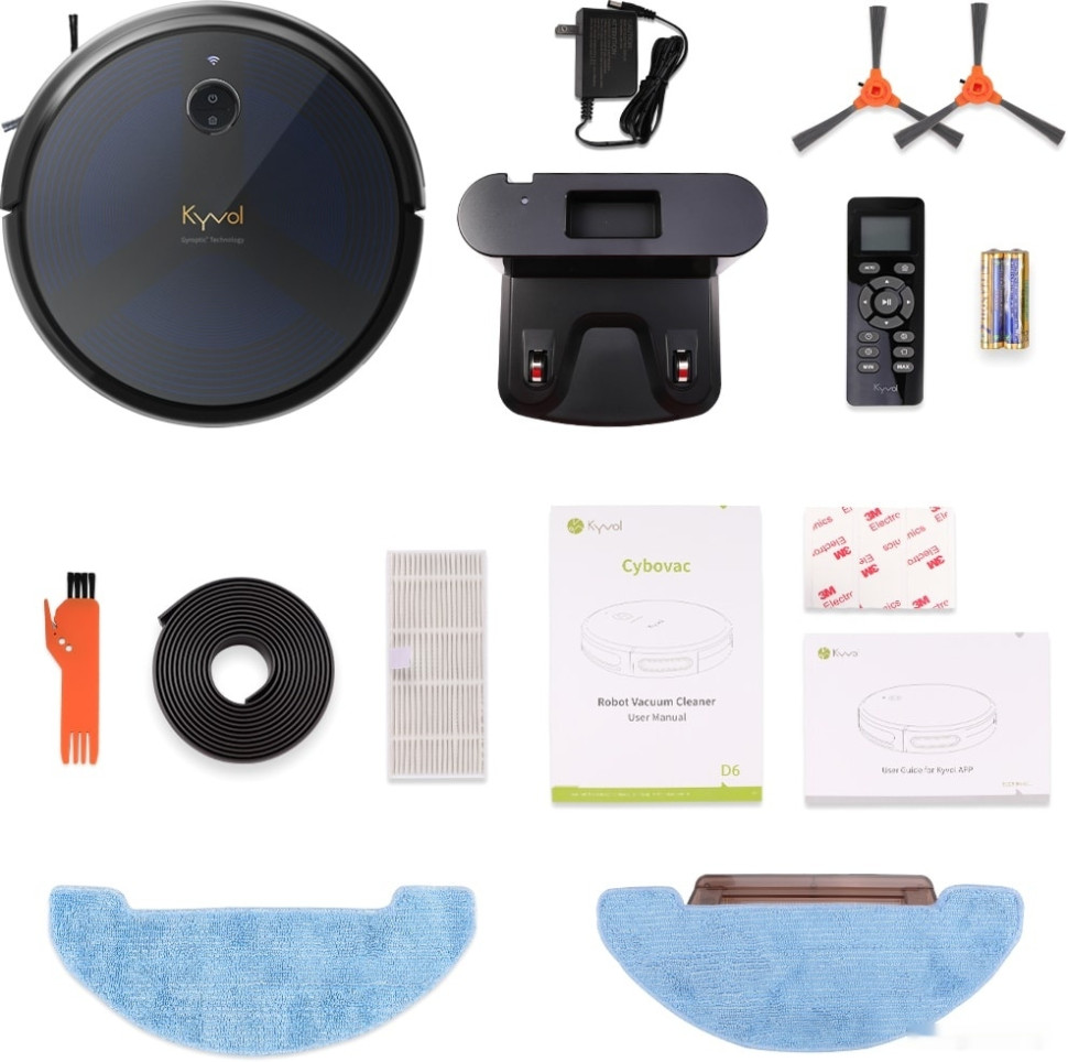 Робот-пылесос Kyvol Cybovac D6 (черный/темно-синий)
