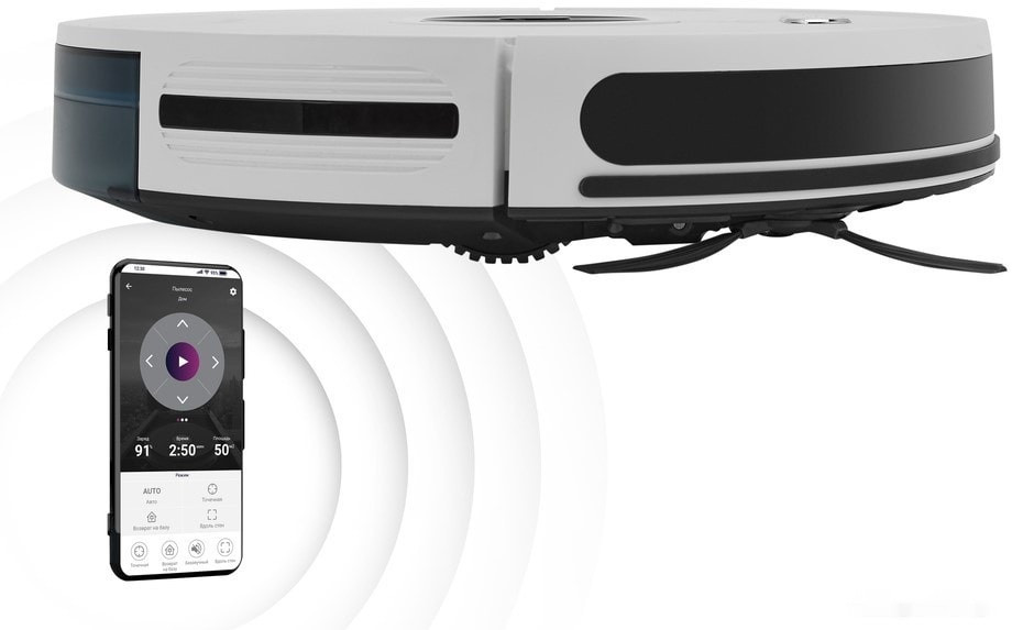 Робот-пылесос Polaris PVCR 3200 IQ Home Aqua (белый)