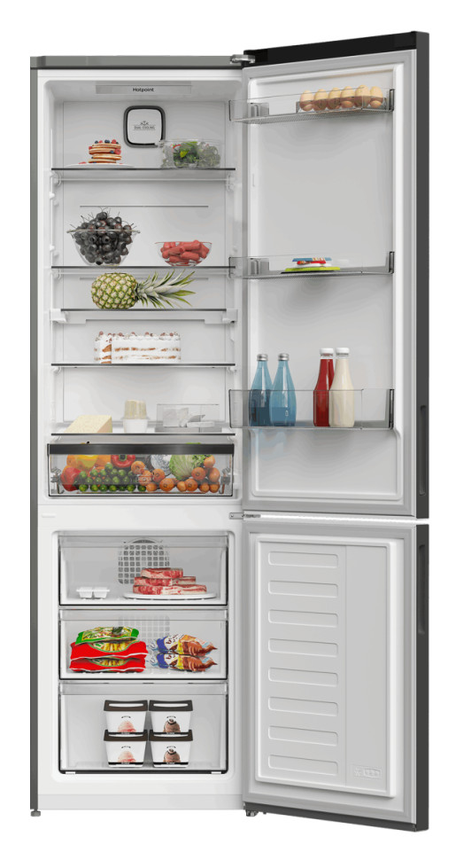 Холодильник с морозильником Hotpoint HDKP 7201 DX