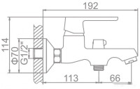 Смеситель Ledeme L3277W