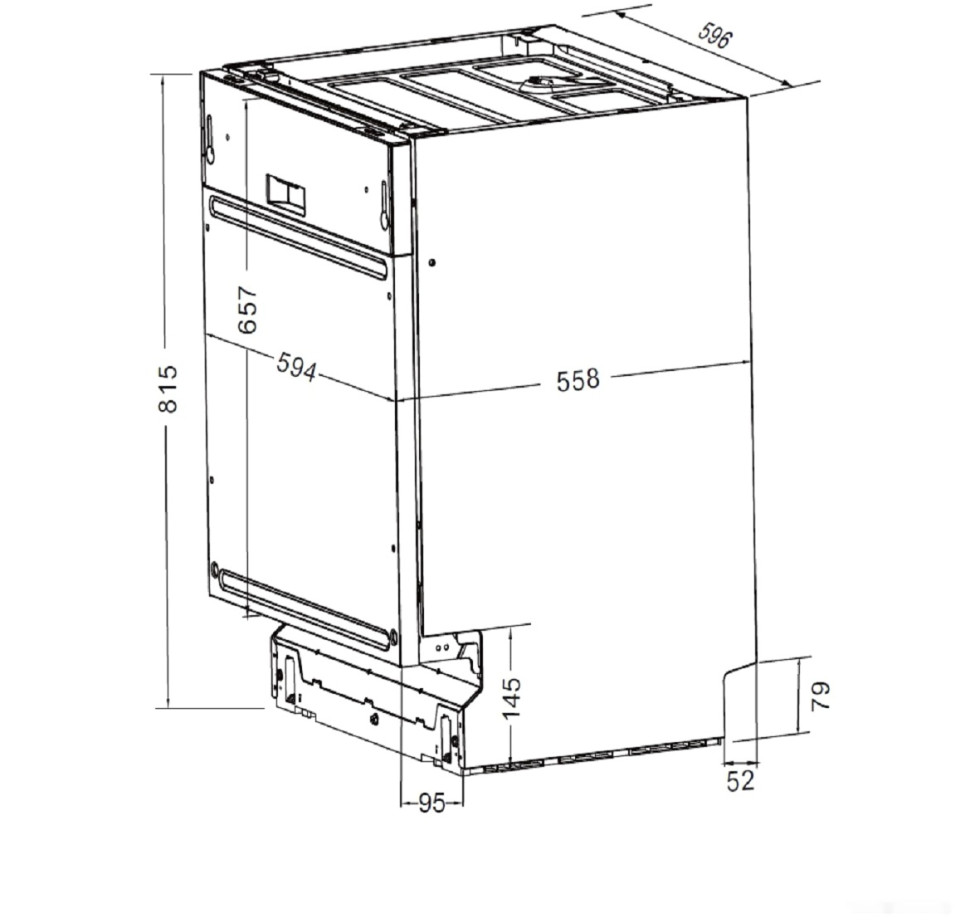 Посудомоечная машина ZUGEL ZDI602