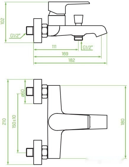 Смеситель Laveo Largo BAH 010D