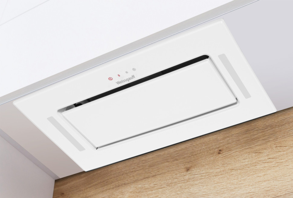 Вытяжка Weissgauff Blank 600 Touch White Glass