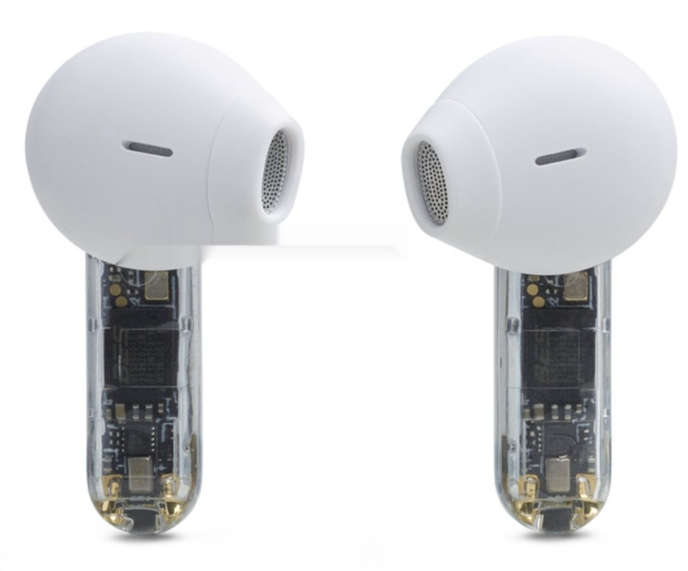 Наушники JBL Tune Flex Ghost (белый, китайская версия)