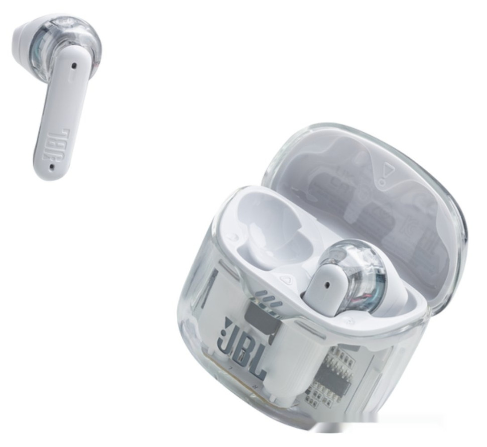 Наушники JBL Tune Flex Ghost (белый, китайская версия)