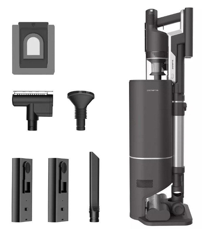 Вертикальный пылесос Polaris PVCSDC 2002 серый