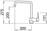 Смеситель Elleci Senna G62 Bianco Antico