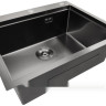 Кухонная мойка Stellar Decor S6050NB-A-D (нано черный, c доской)
