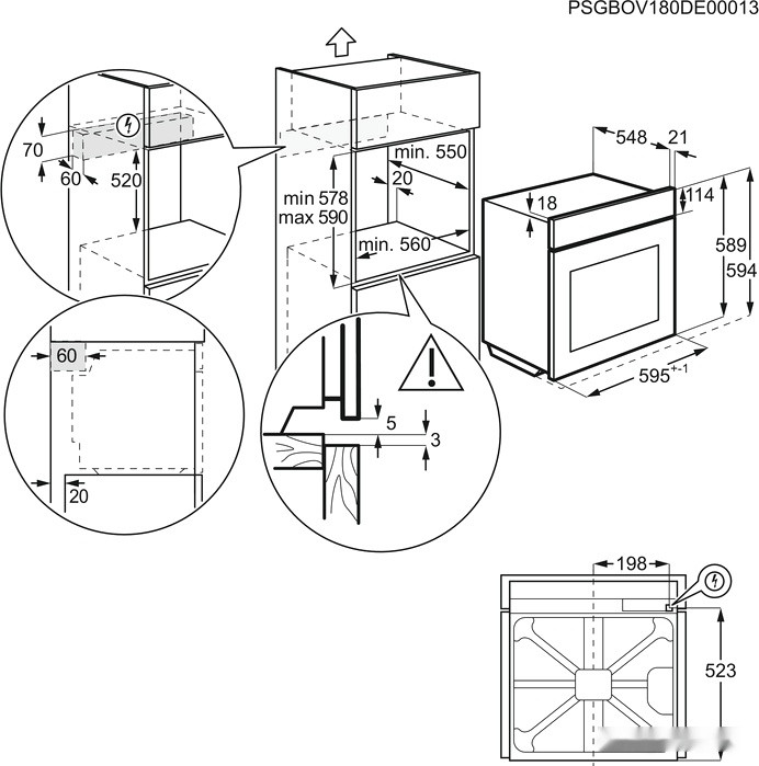 Духовой шкаф Electrolux EOC5E70X