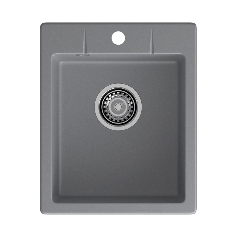 Кухонная мойка GranFest QUARZ GF-UR-240 (темно-серый)