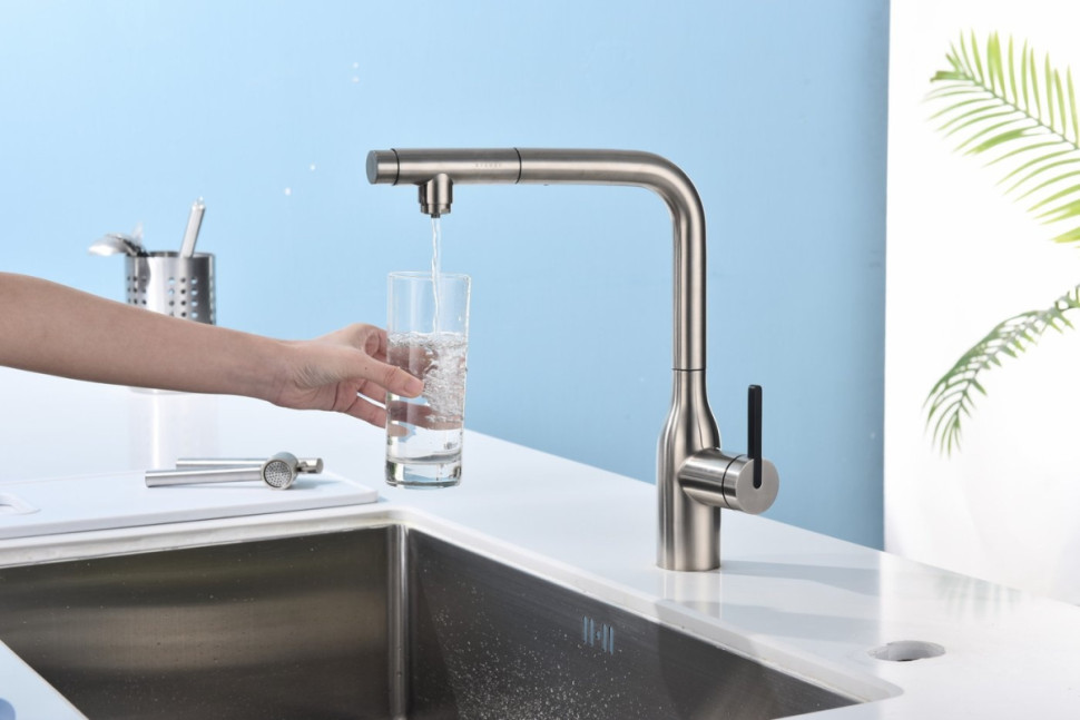 Смеситель Paulmark Viper Vi213105-NI (никель)