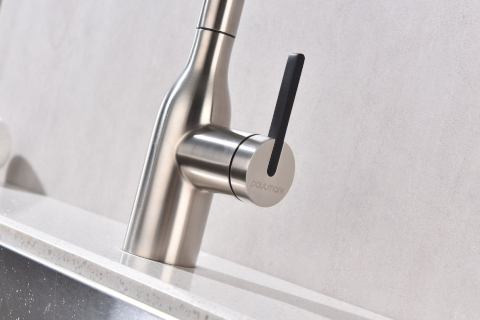 Смеситель Paulmark Viper Vi213105-NI (никель)