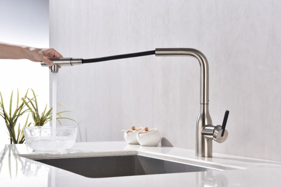 Смеситель Paulmark Viper Vi213105-NI (никель)