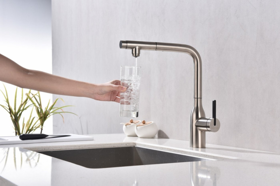 Смеситель Paulmark Viper Vi213105-NI (никель)