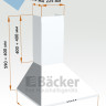 Вытяжка Backer KH-60A-F1 (Shiny White)