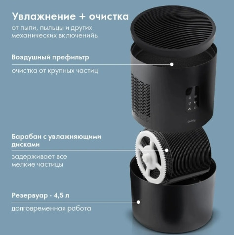 Очиститель/увлажнитель воздуха Domfy DCB-AW002