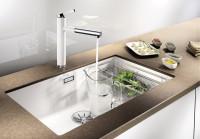 Кухонная мойка Blanco Subline 700-U Level (антрацит, корзинчатый вентиль)