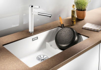 Кухонная мойка Blanco Subline 700-U Level (антрацит, корзинчатый вентиль)