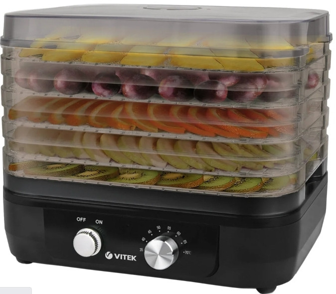 Сушилка для овощей и фруктов Vitek VT-5054 BK