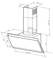 Вытяжка LEX Furia 600 (белый)