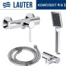 Смеситель Lauter Art 21CK9680C с лейкой Relexa Serene 21S00103