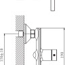 Смеситель Lauter Art 21CK9680C с лейкой Relexa Serene 21S00103