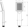 Смеситель Lauter Art 21CK9680C с лейкой Relexa Serene 21S00103