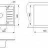 Кухонная мойка Granula ST-5803 (базальт)