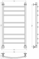 Полотенцесушитель Сунержа Аксиома-20 100x50 00662-1050