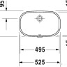 Умывальник Duravit D-Code 52.5x32 (0338490000)