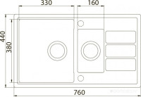 Кухонная мойка Zorg ECO 4 (бежевый)