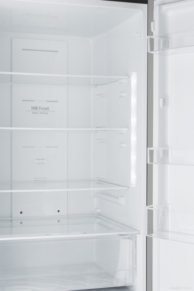 Холодильник Weissgauff WRK 1850 D Full NoFrost Inverter Black Glass