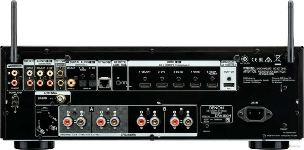 AV ресивер DENON DRA-800H (черный)