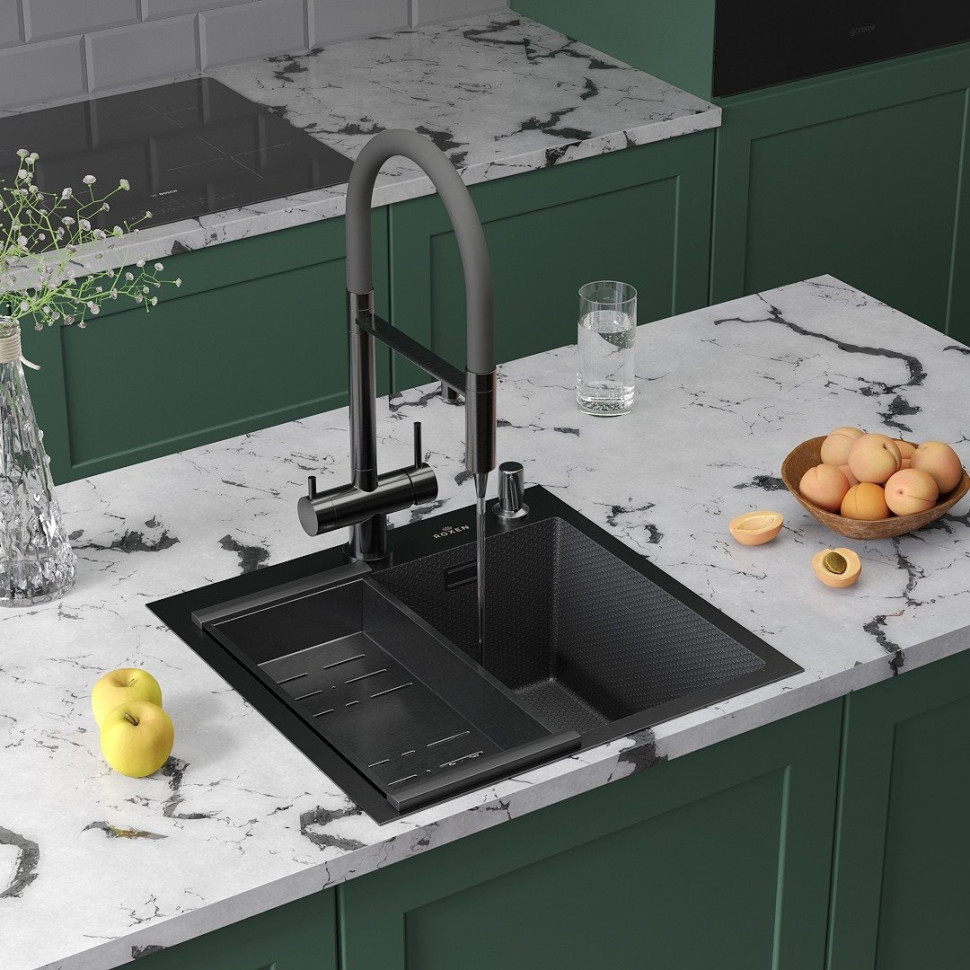 Кухонная мойка Roxen Snake 560220-50-BS