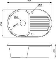 Кухонная мойка БелЭворс Sirius