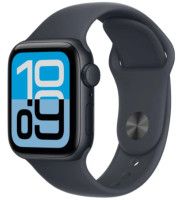 Умные часы Apple Watch SE 3 40 мм (алюминиевый корпус, полуночный/полуночный, спортивный силиконовый ремешок S/M)