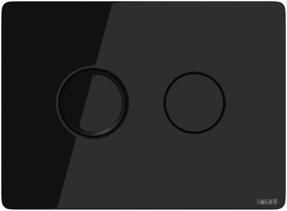 Панель смыва Cersanit Accento circle (черный глянцевый) BU-ACN-CIR-PN/Bl/Gl