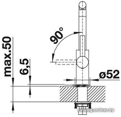 Смеситель Blanco Lanora 523122