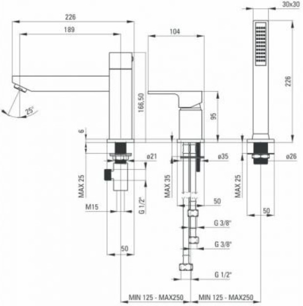 Смеситель Deante Anemon Bis BBZ N13M
