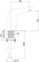 Смеситель Rubineta Ecosens