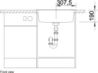 Кухонная мойка Blanco Dalago 6 Silgranit PuraDur (Black)