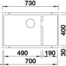 Кухонная мойка Blanco Subline 700-U Level (жасмин, корзинчатый вентиль)