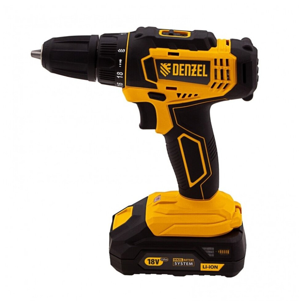 Дрель-шуруповерт Denzel CDL-18-01CB (с 1-м АКБ)